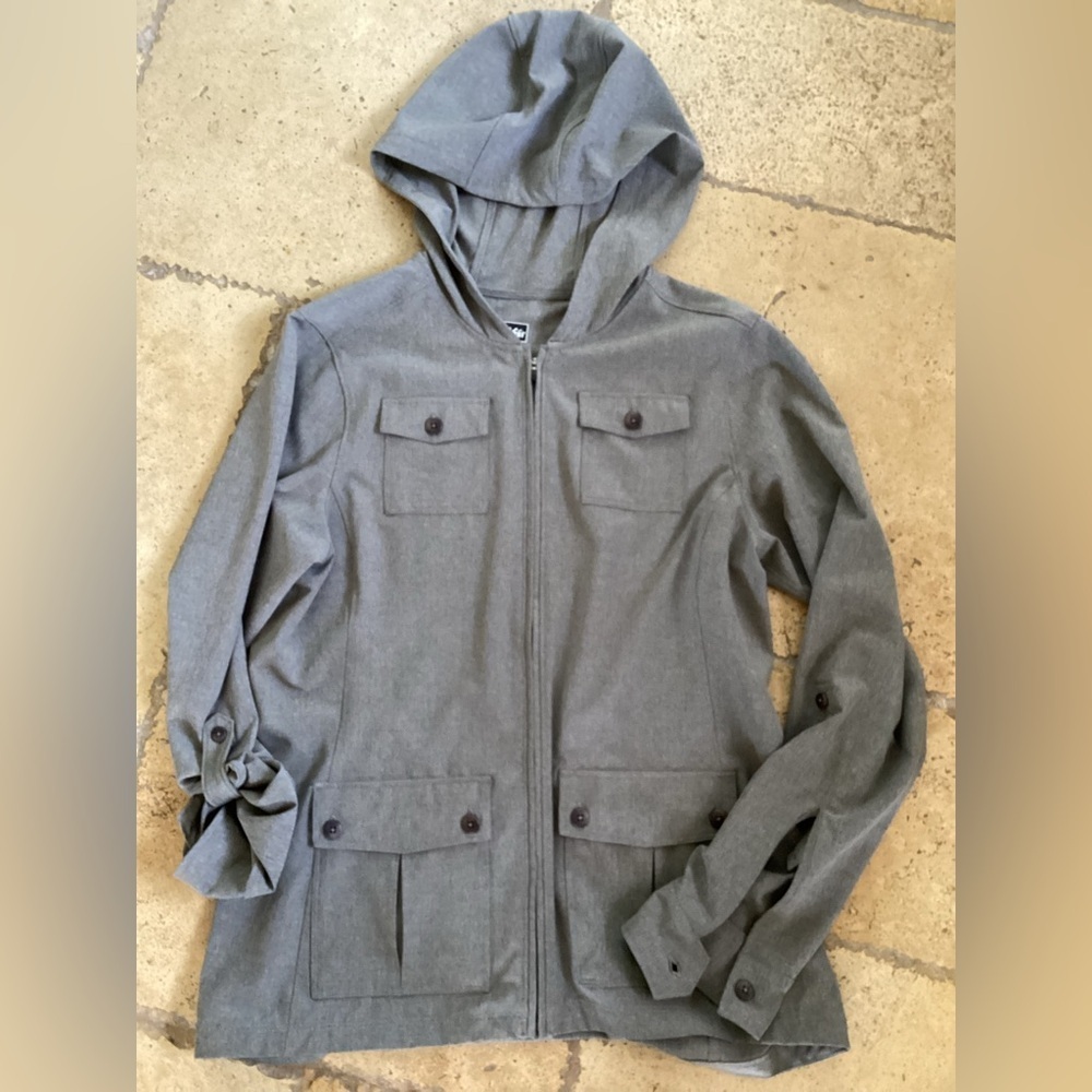 REI womens light weight full zip jacket-SZ M
H5